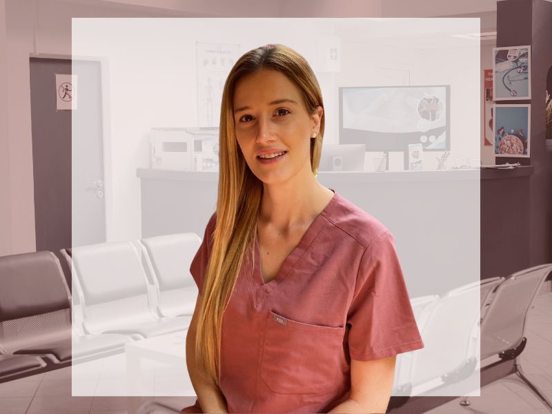 Dra. Paula Weinberger en su consultorio